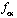 f[alpha]